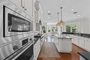 Gourmet kitchen and open floor plan