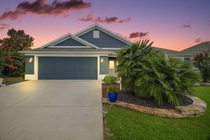 Twilight Front Elevation
