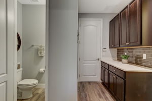 Powder Room/Laundry Room