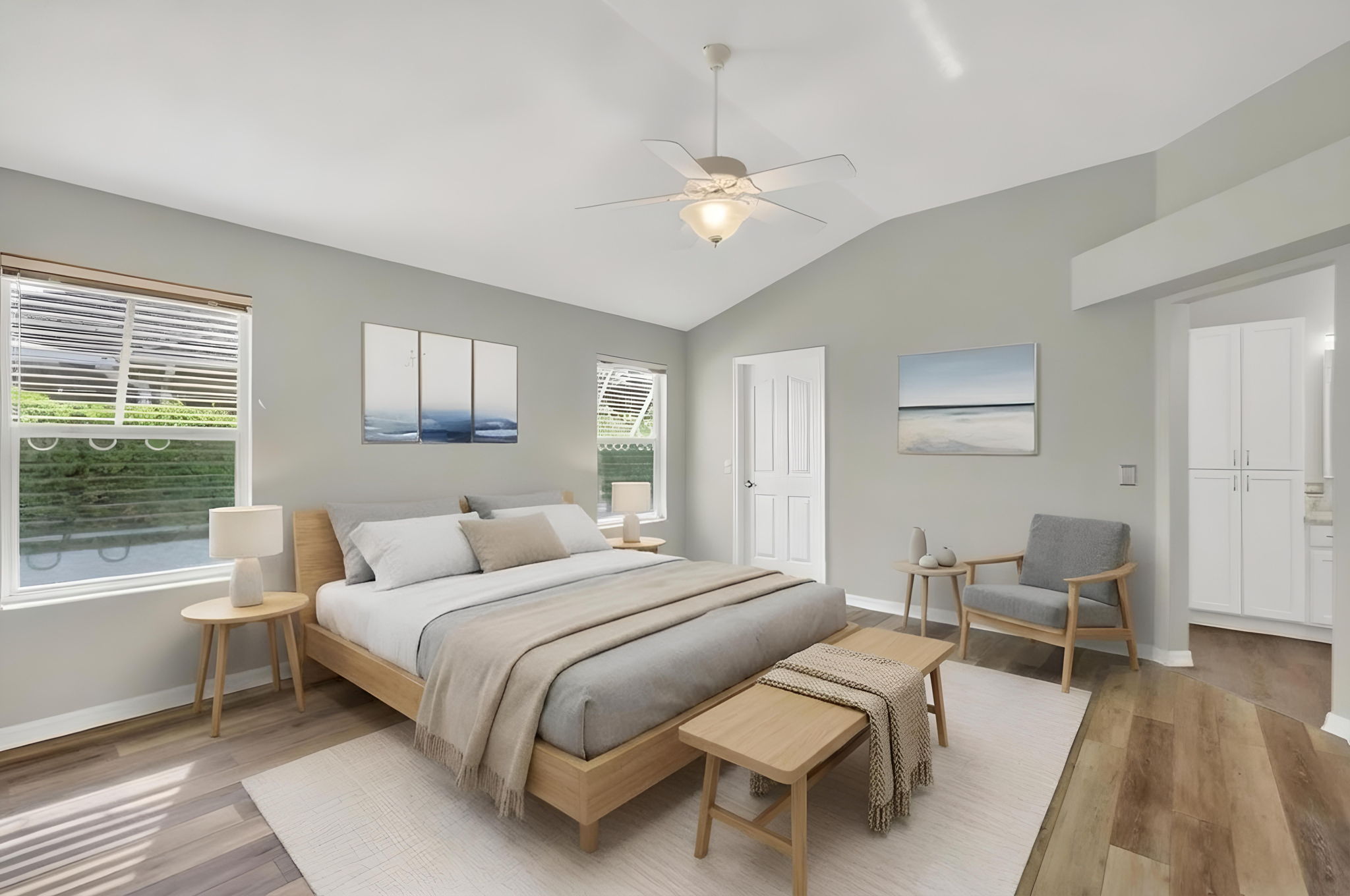 Primary Bedroom-Virtually Staged