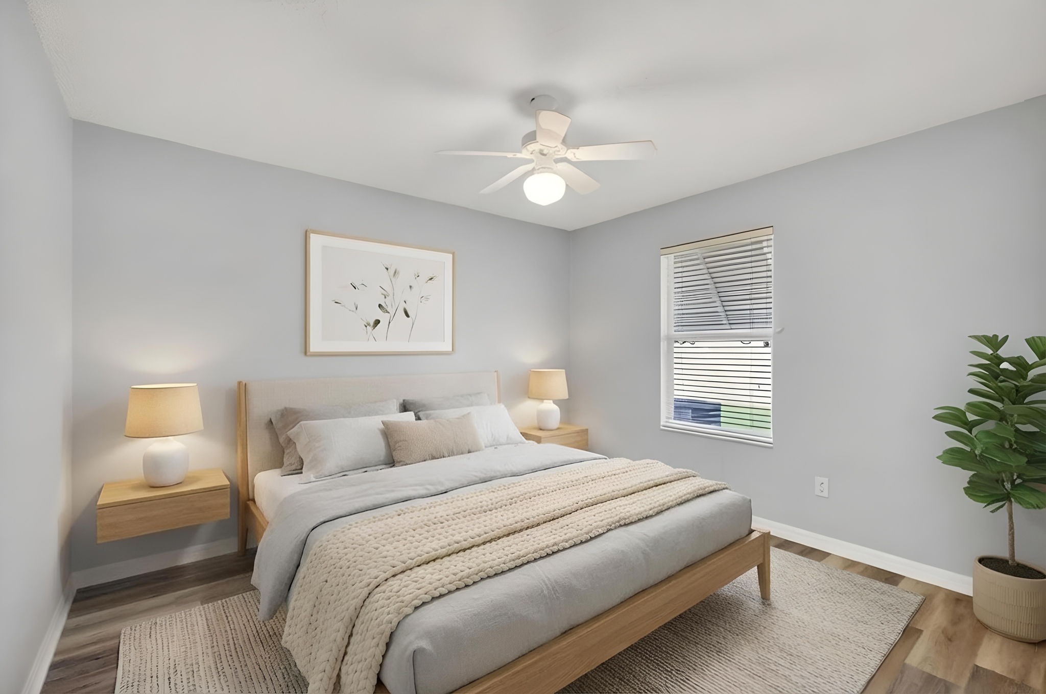 Third Bedroom-Virtually Staged