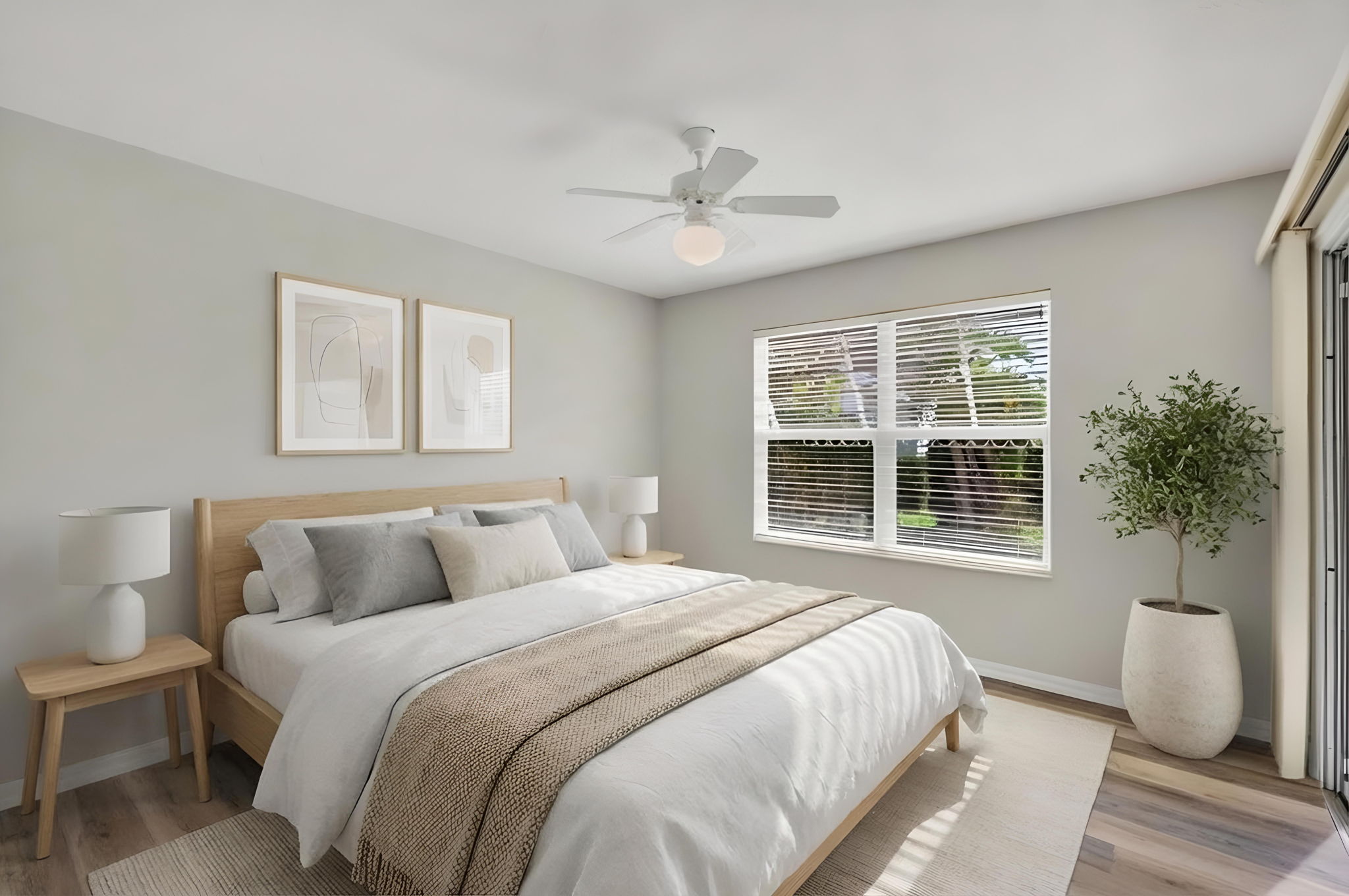 Second Bedroom-Virtually Staged