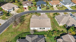 Aerial Rear Elevation with Large Corner Lot and Room For a Pool!