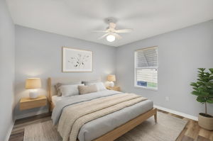 Third Bedroom-Virtually Staged