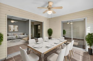 Enclosed Lanai-Virtually Staged