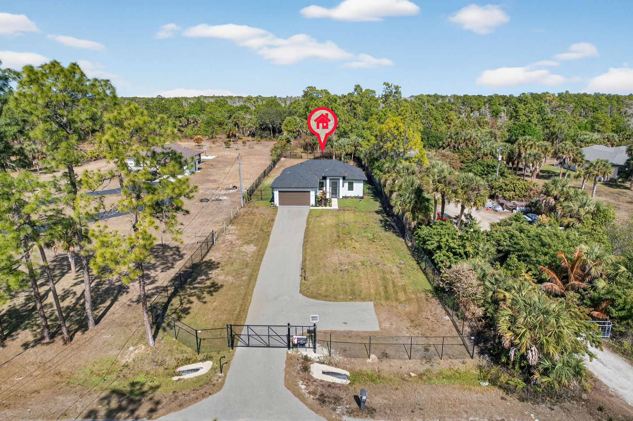 Aerial Front Exterior 2 - marker