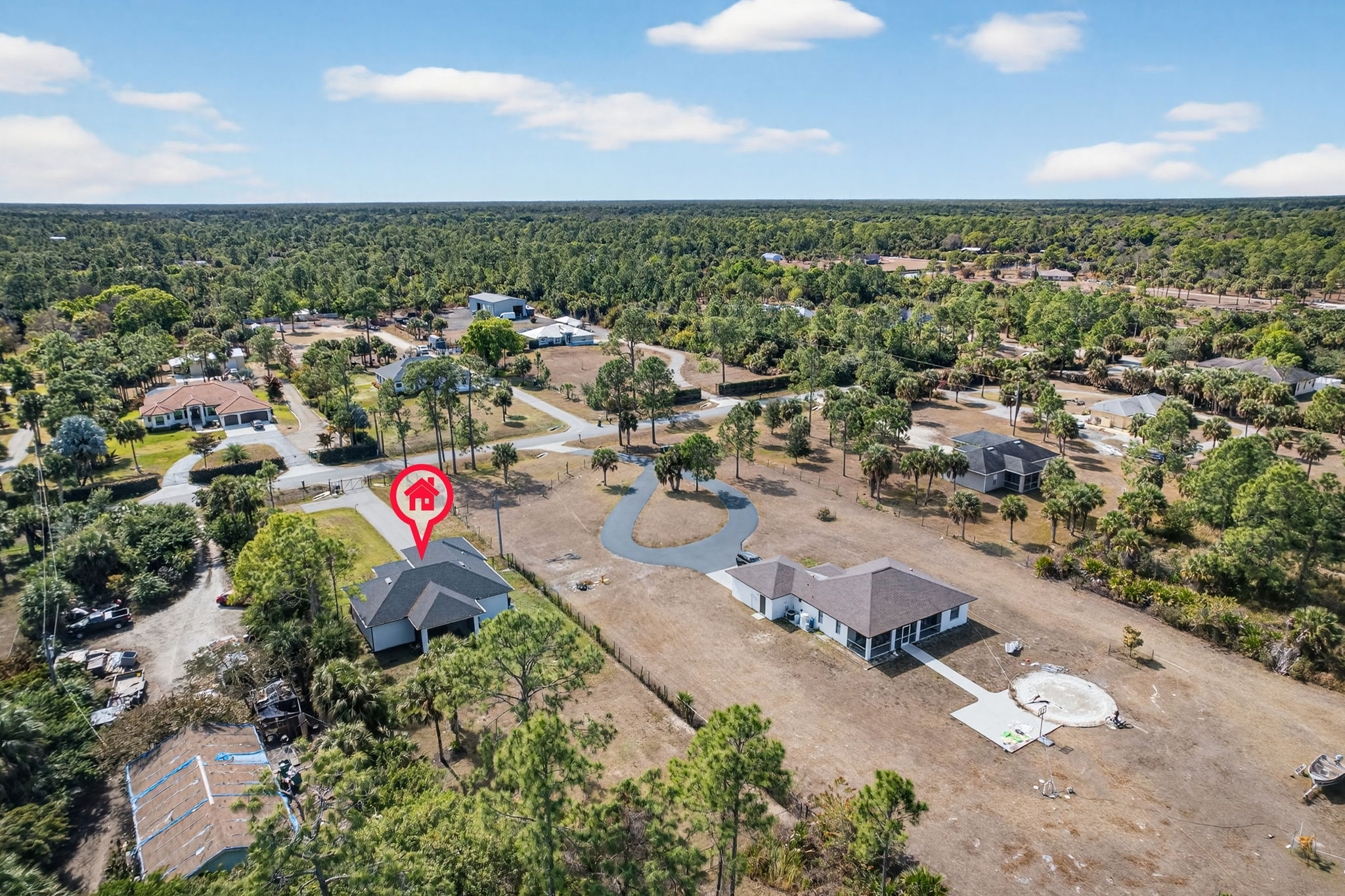 Aerial Rear Exterior 2 - marker