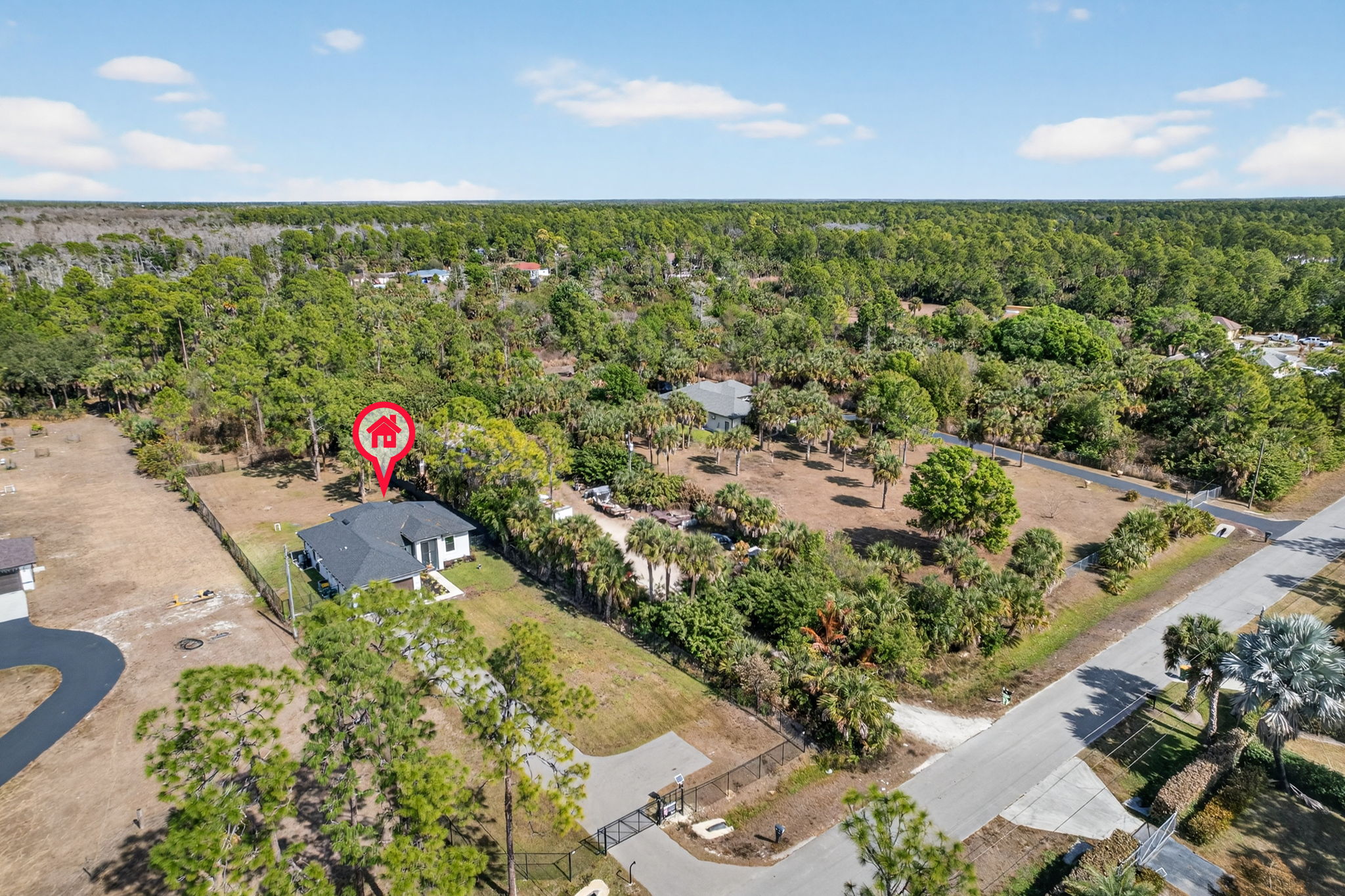 Aerial Front Exterior 4 - marker