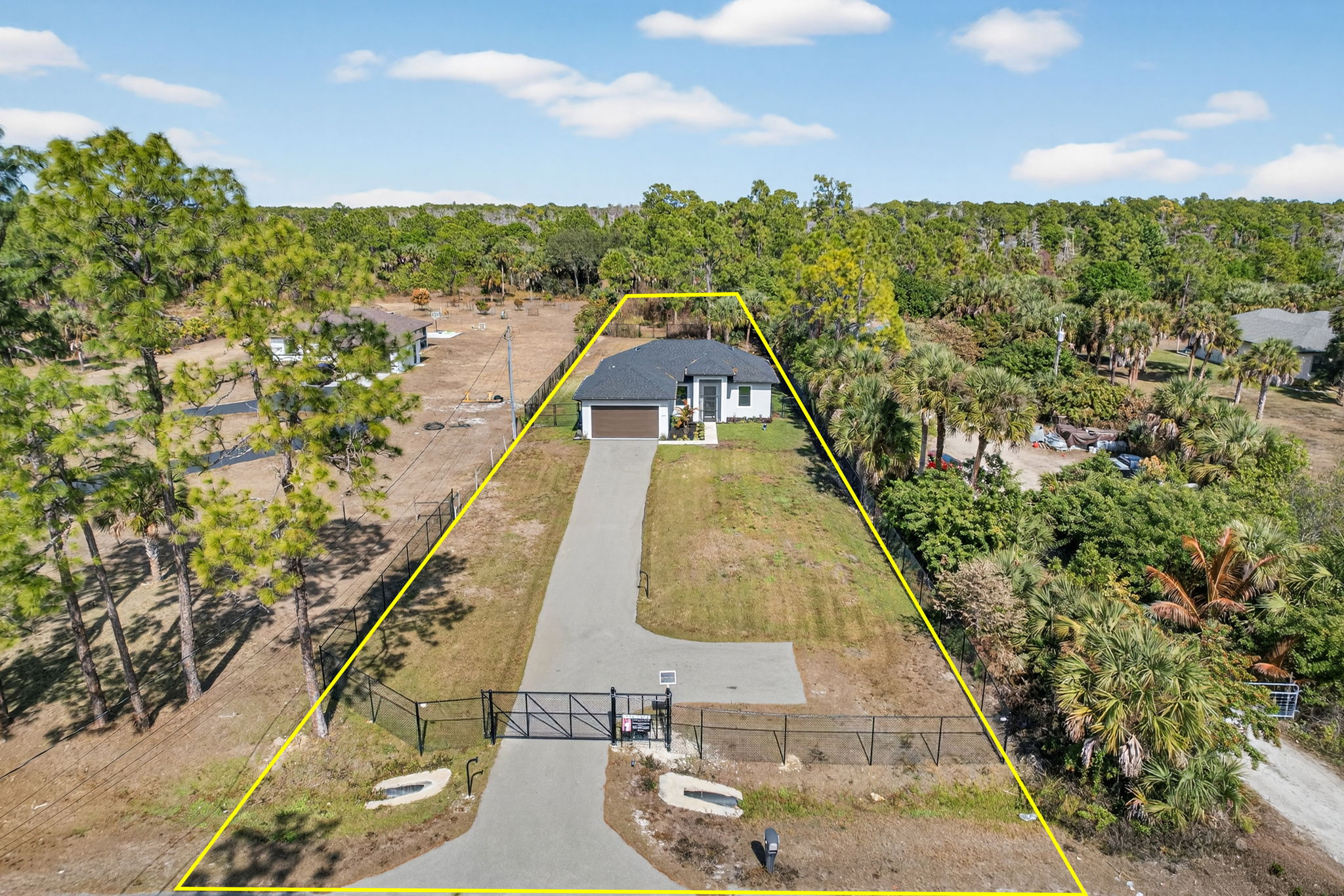 Aerial Front Exterior 2-lines