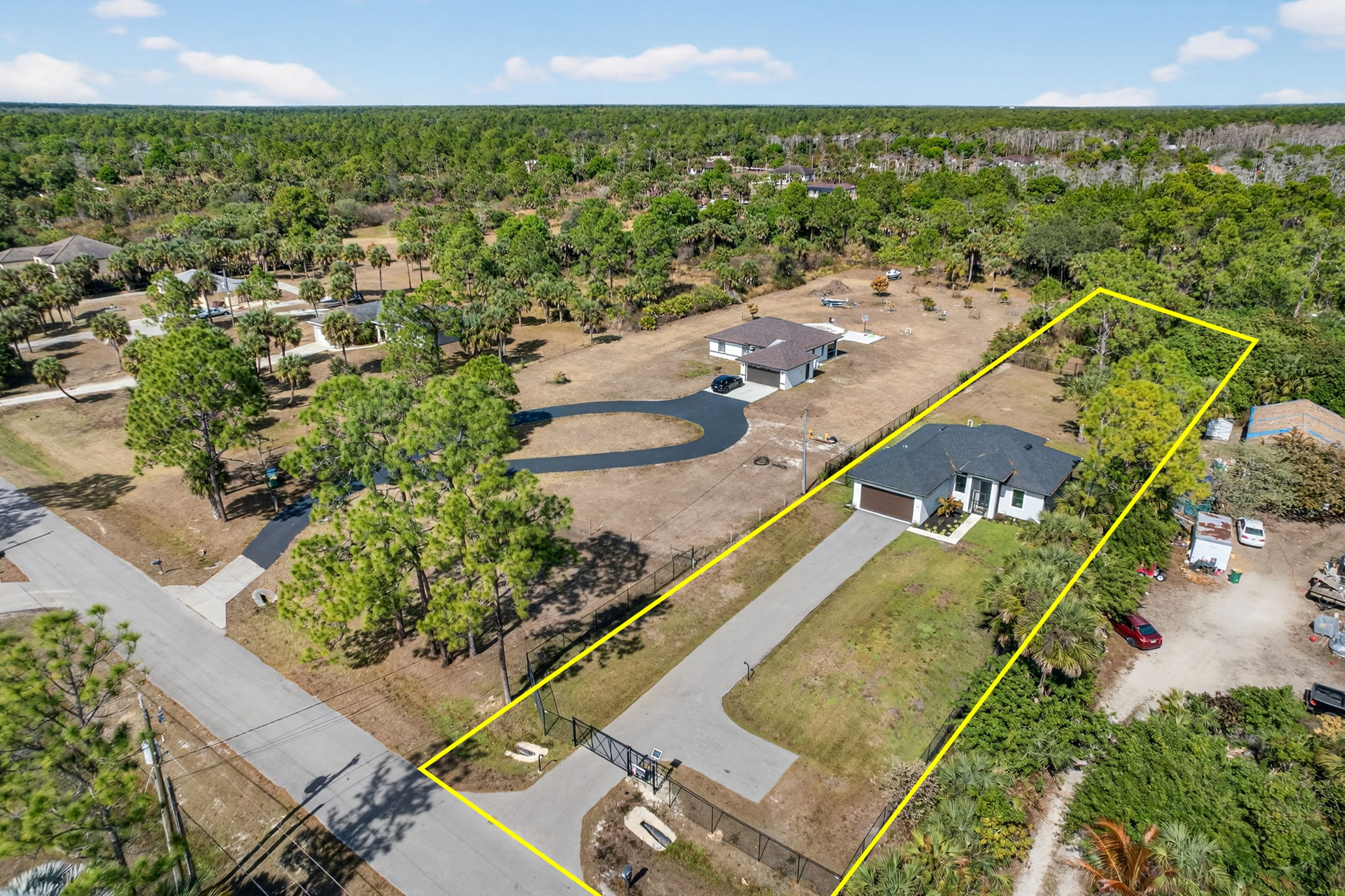 Aerial Front Exterior 3-lines