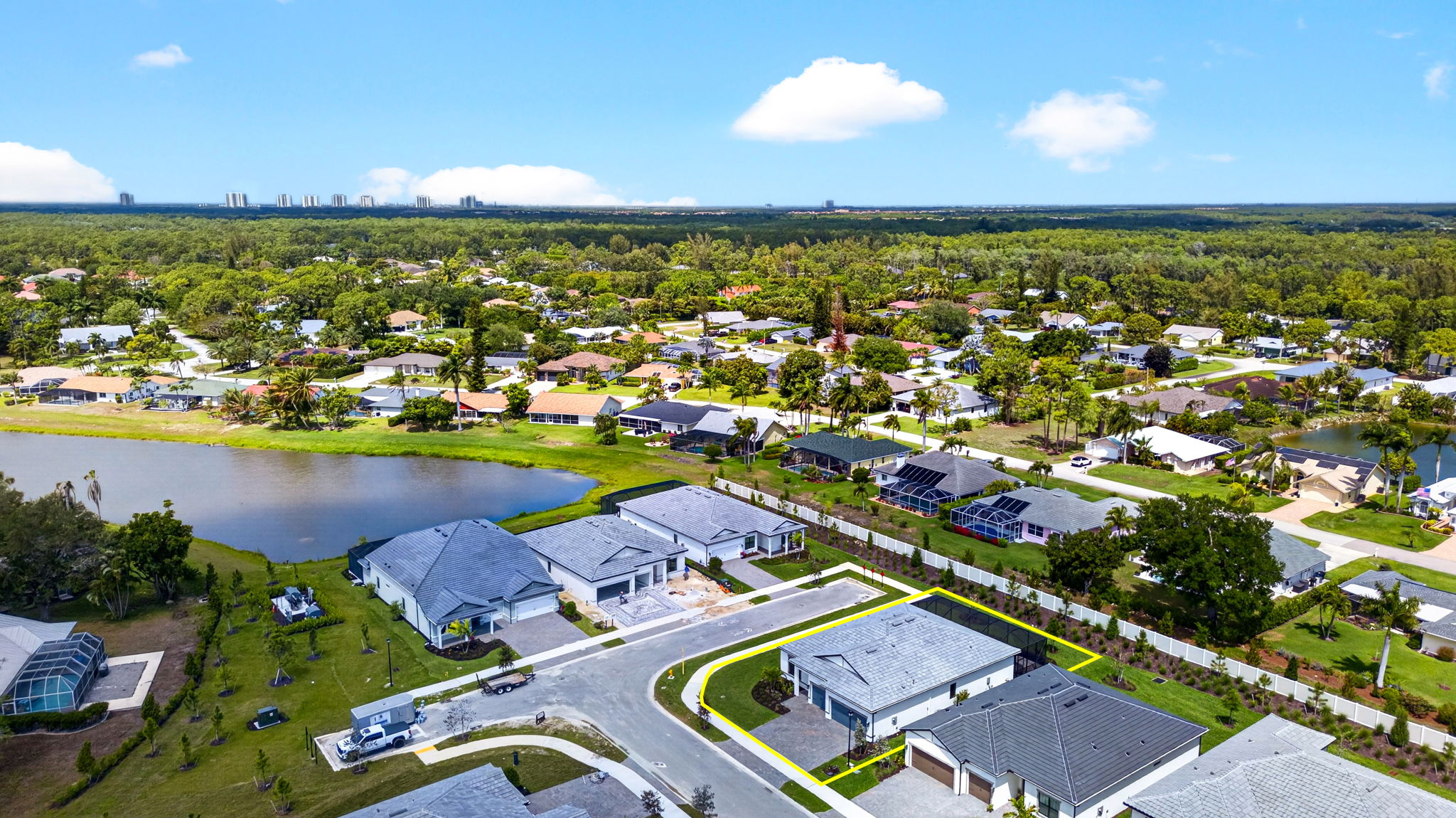 Aerial Front Exterior 2 - lot line