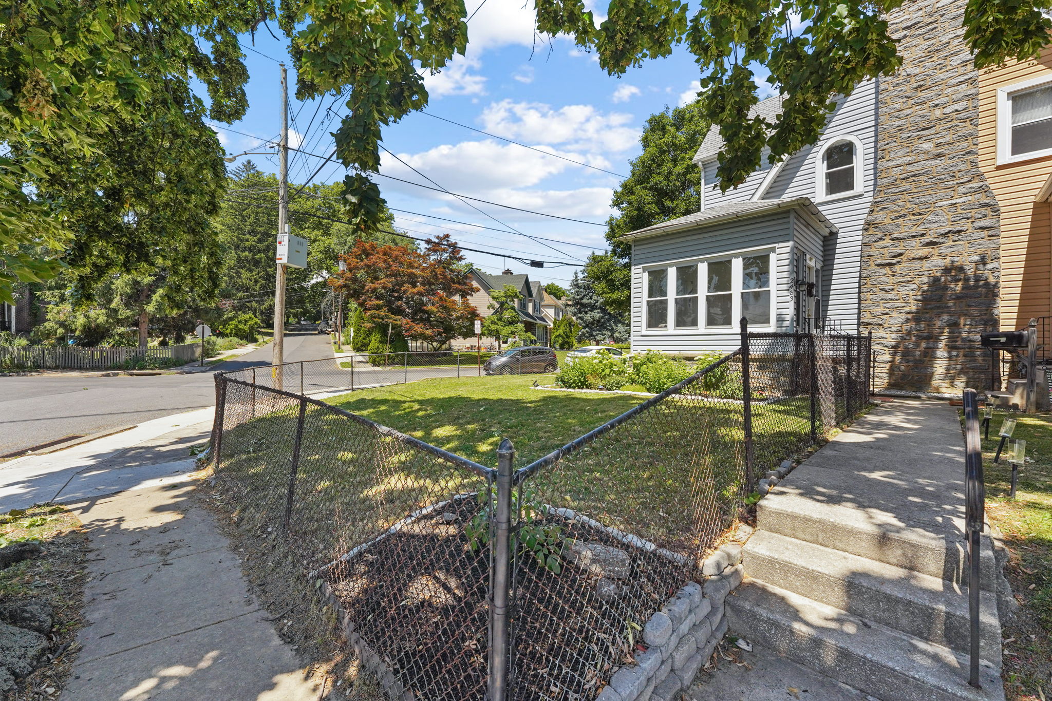 Fenced-in Yard- Front