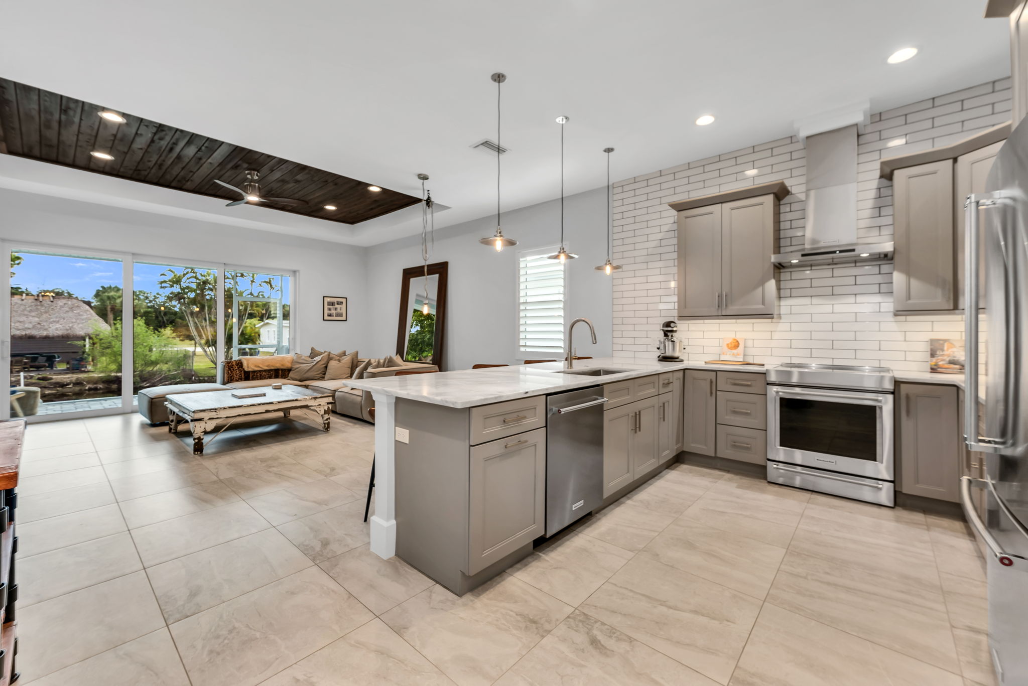 Kitchen to Living Room - View 1