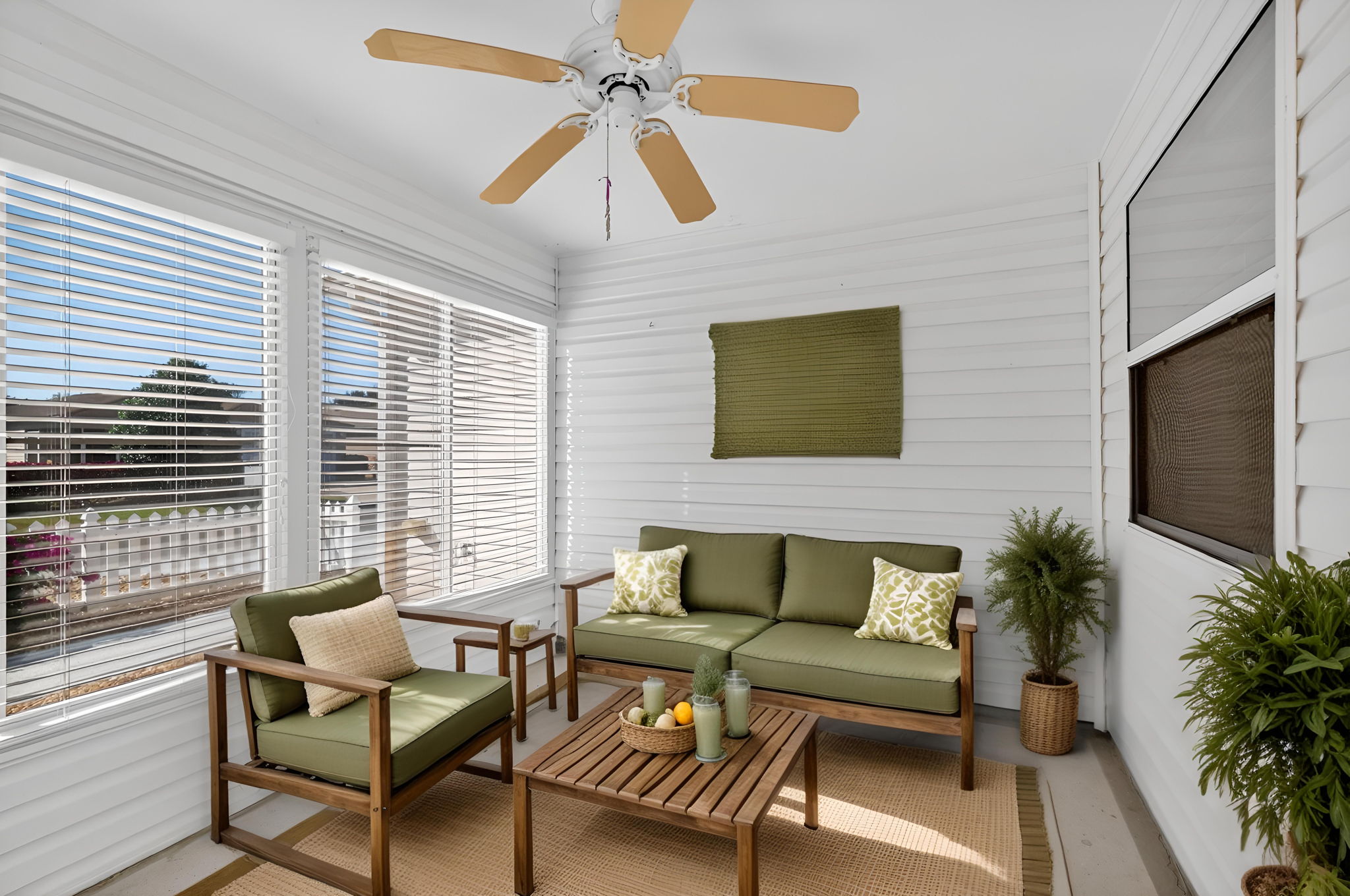 Virtually Staged - Enclosed Lanai