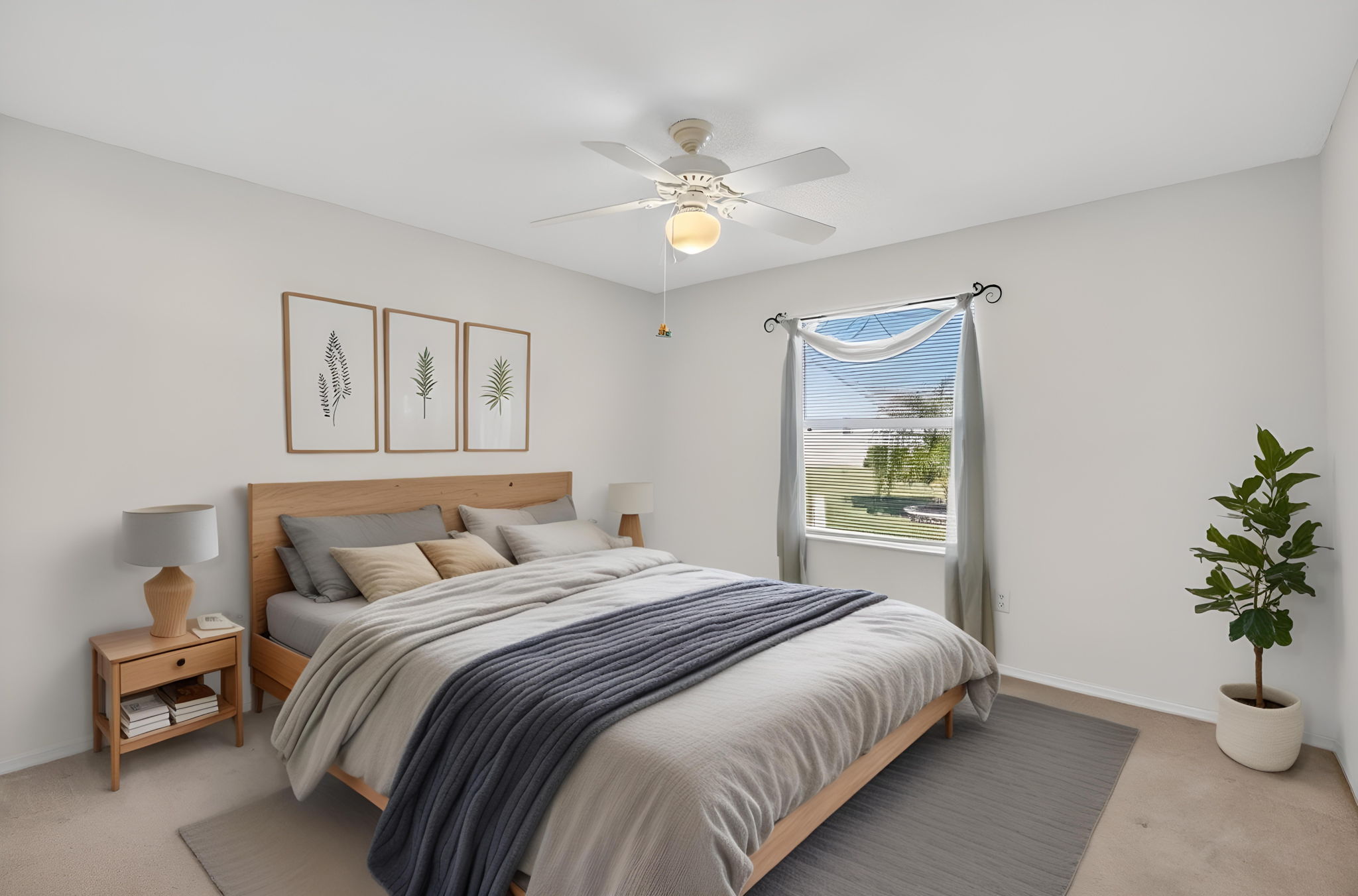 Virtually Staged - Second Bedroom