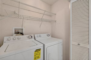 Interior Laundry Closet