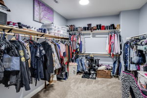 Huge walk-in Master Closet!