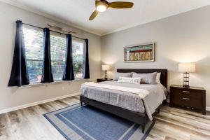 Enjoy a master bedroom on the 1st level