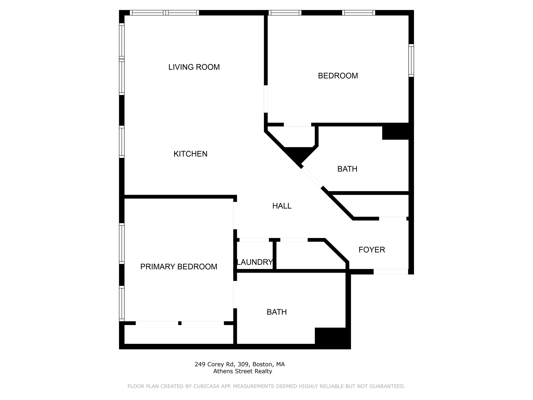 249 Corey Rd, 309, Boston, MA Floorplans Without DM