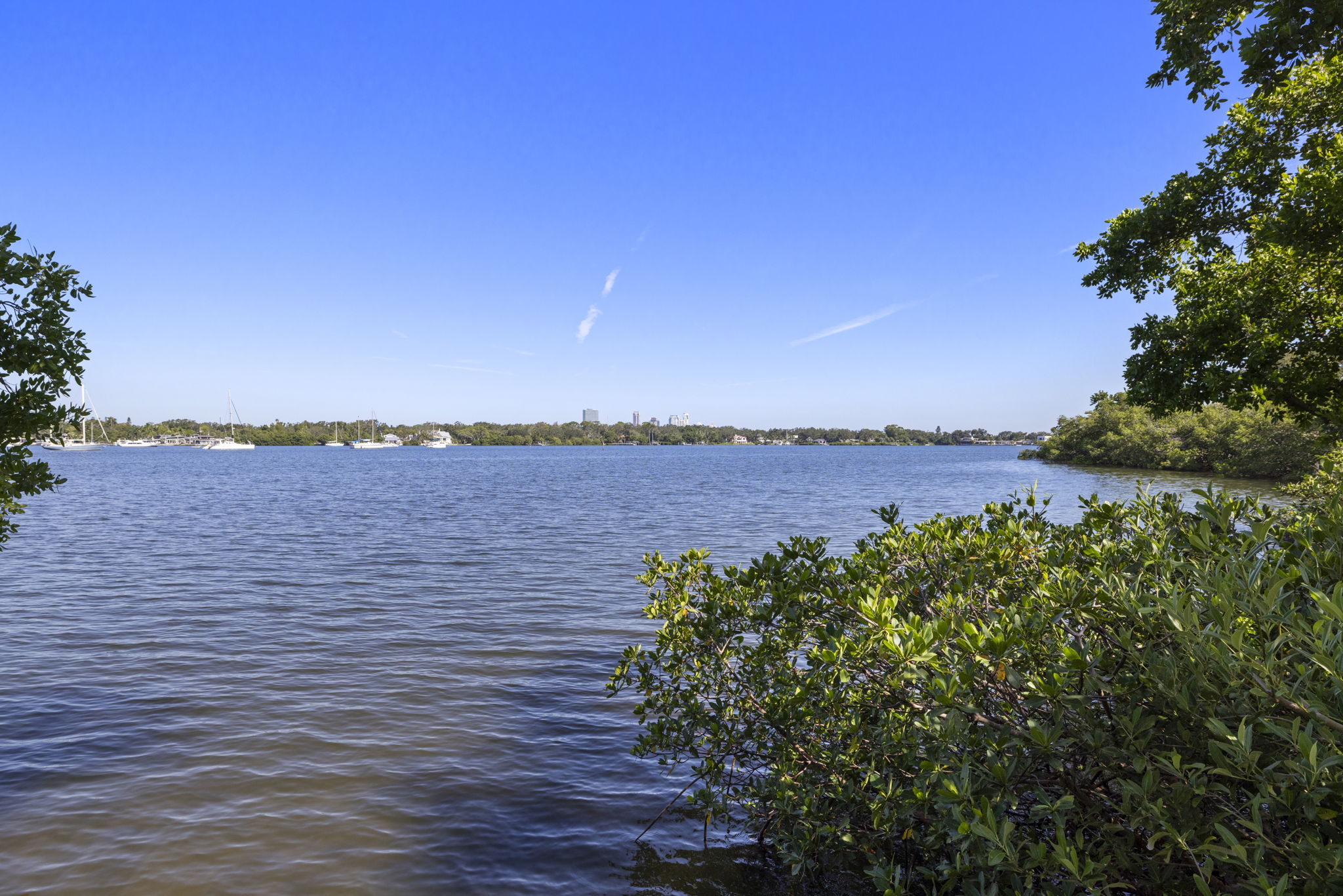 The calming water views create the ultimate backdrop for entertaining or relaxing