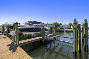 Boat Dock is located at the Waterside Yacht Club: Location 4815 Cobia (Near Building 51)Dock# 47 (Number is on the white storage box at the Dock)