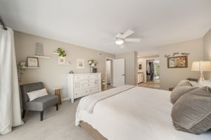 Expansive Master Bedroom - Room For Seating