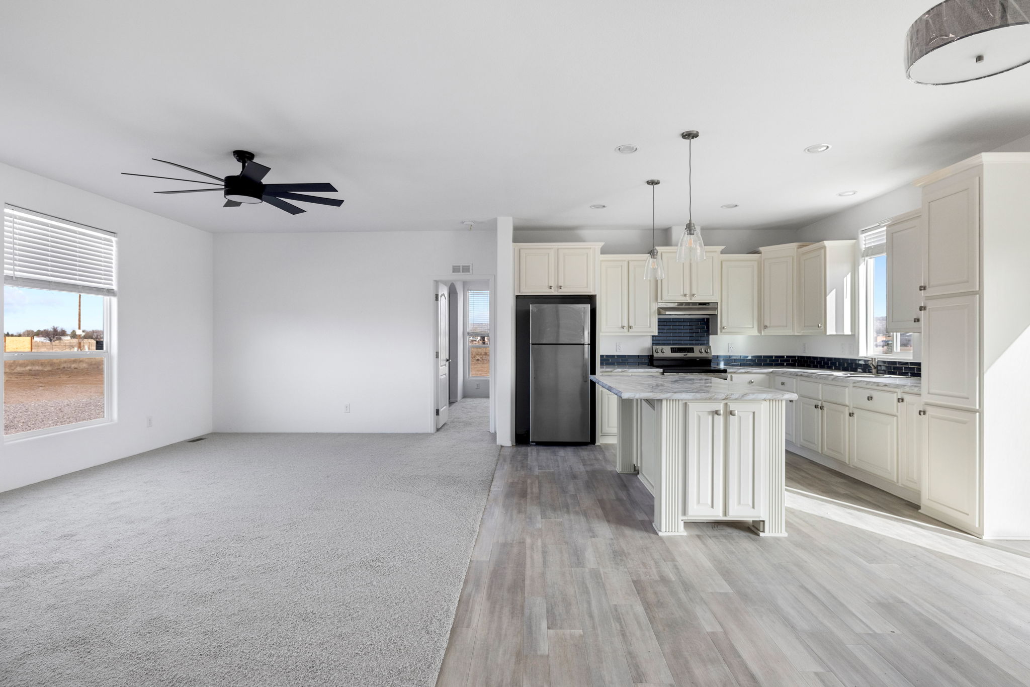 Living Room and Kitchen