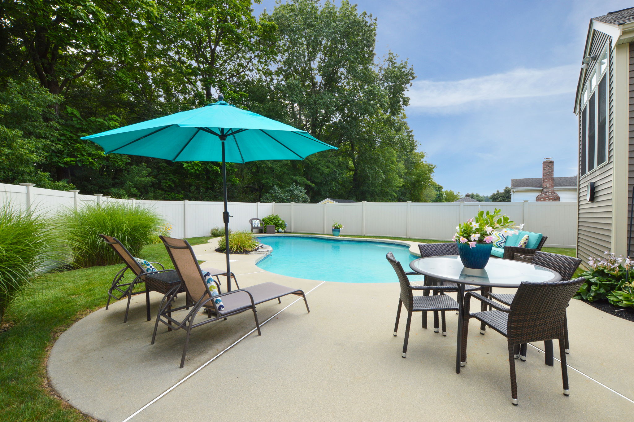 Patio Pool view