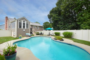 Rear of house