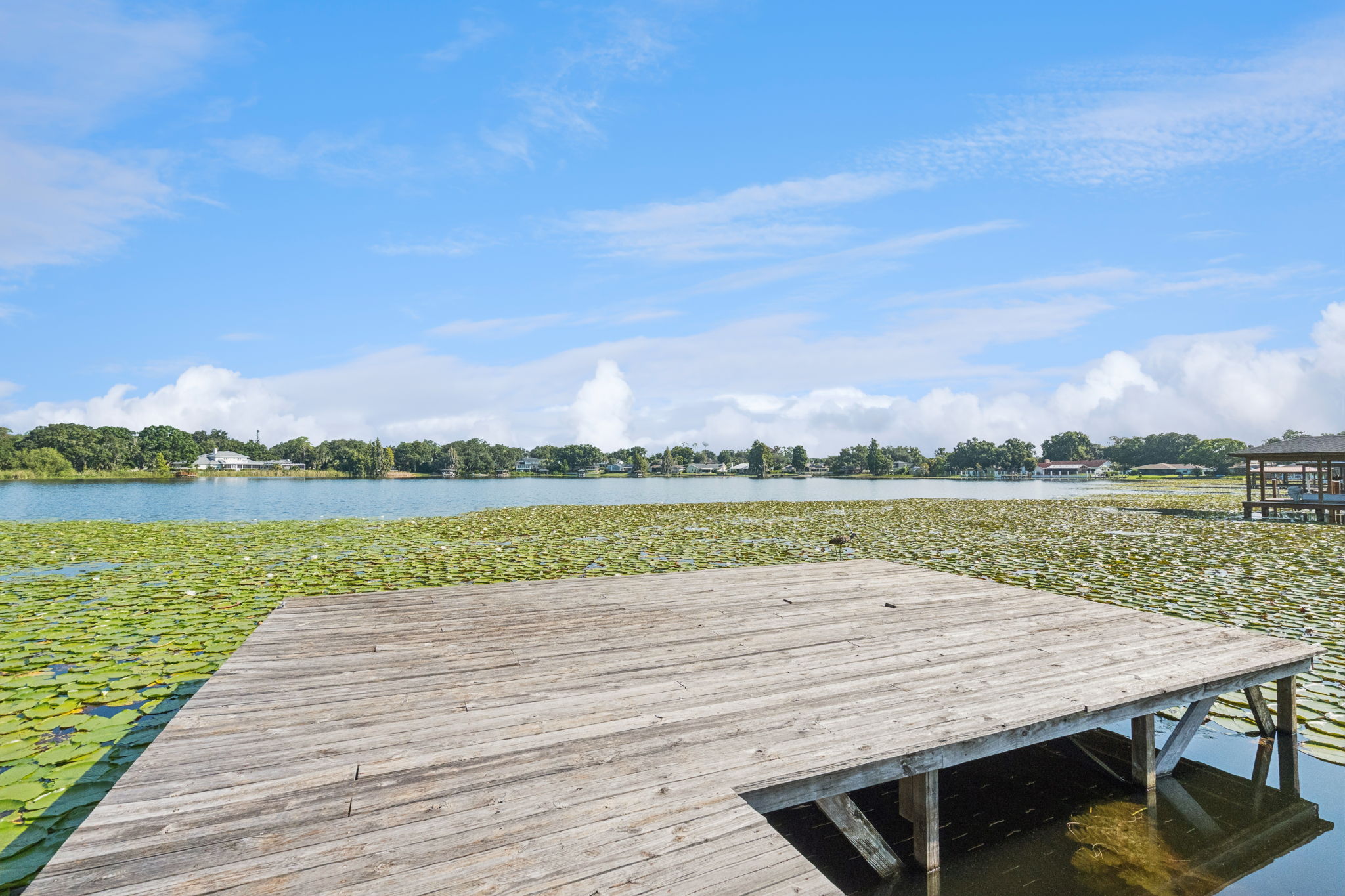 Enjoy paddle boarding, kayaking, and boating in Lake Link and Lake Otis!