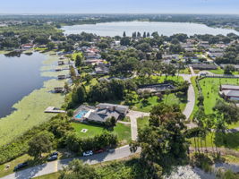Surrounded by lakes!