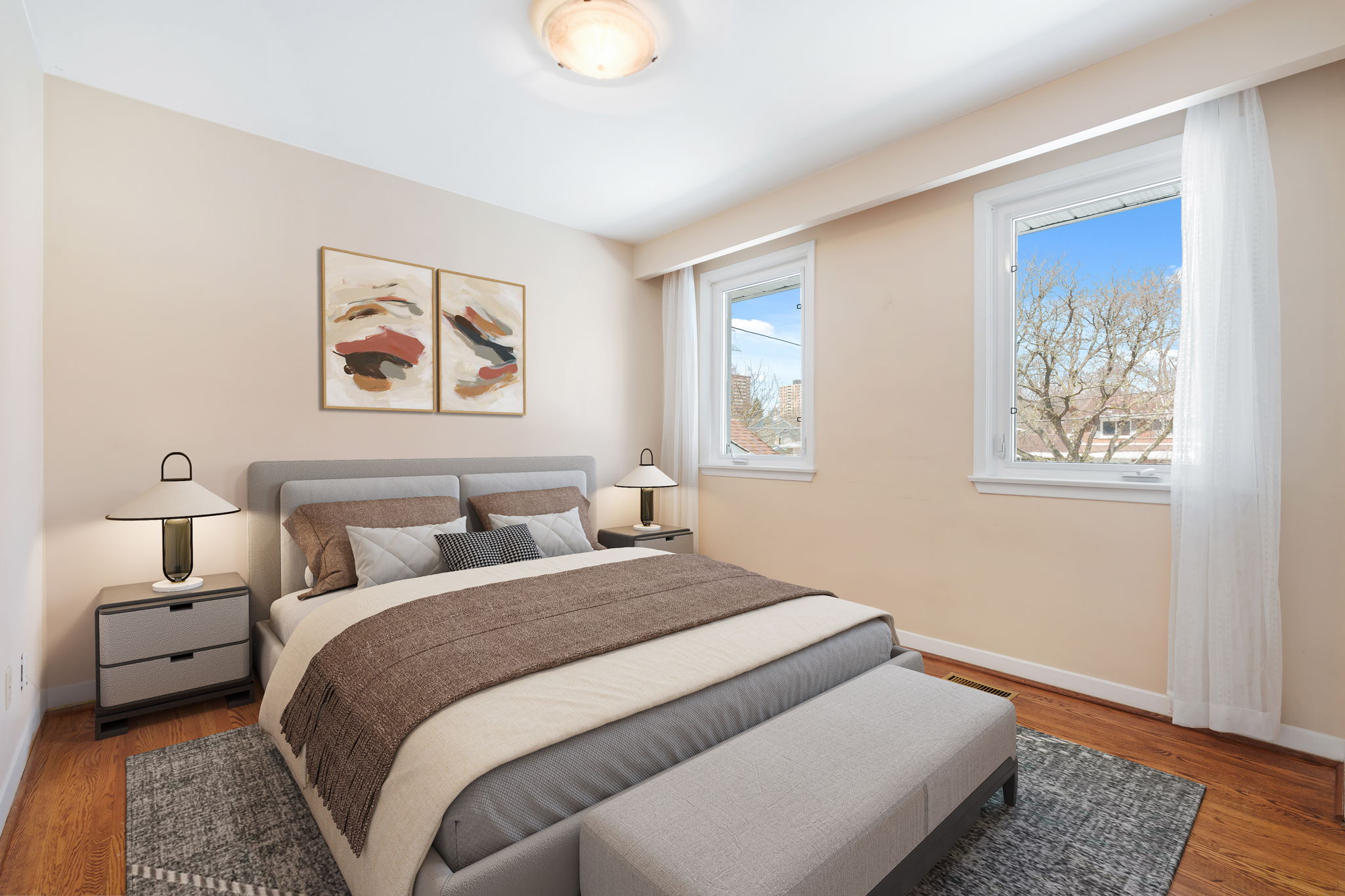 Bedroom 4 virtuall y staged