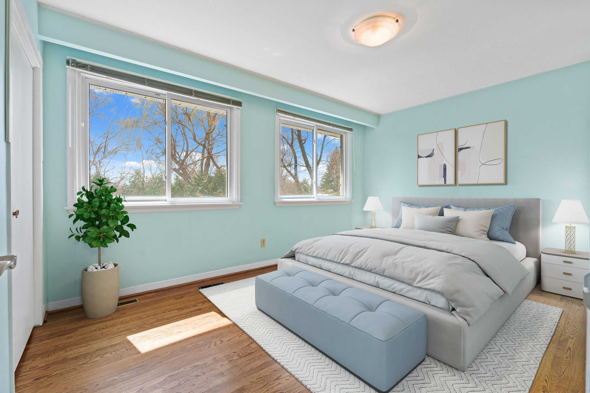 Bedroom 3 virtually staged