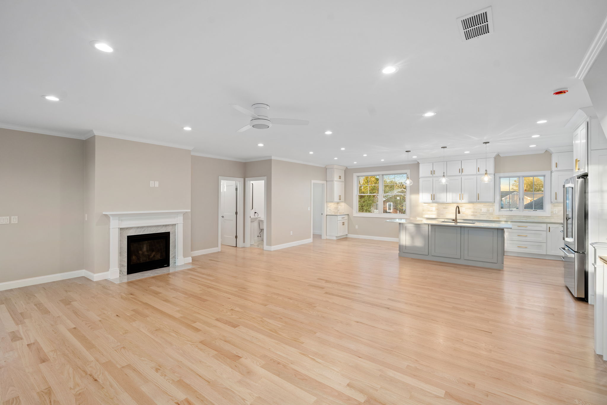 Wide open floor plan