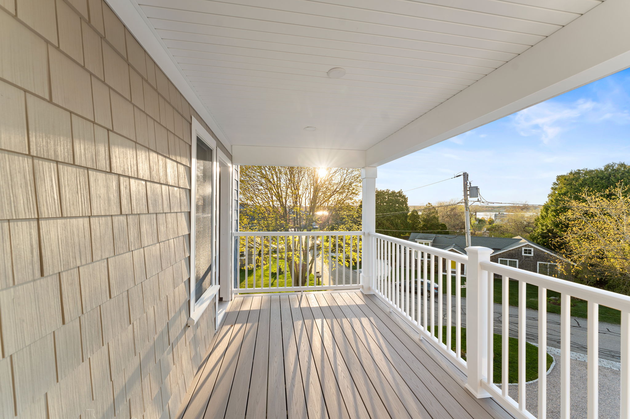 Private deck off of Primary Bedroom