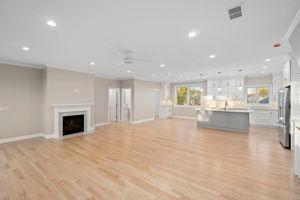 Wide open floor plan