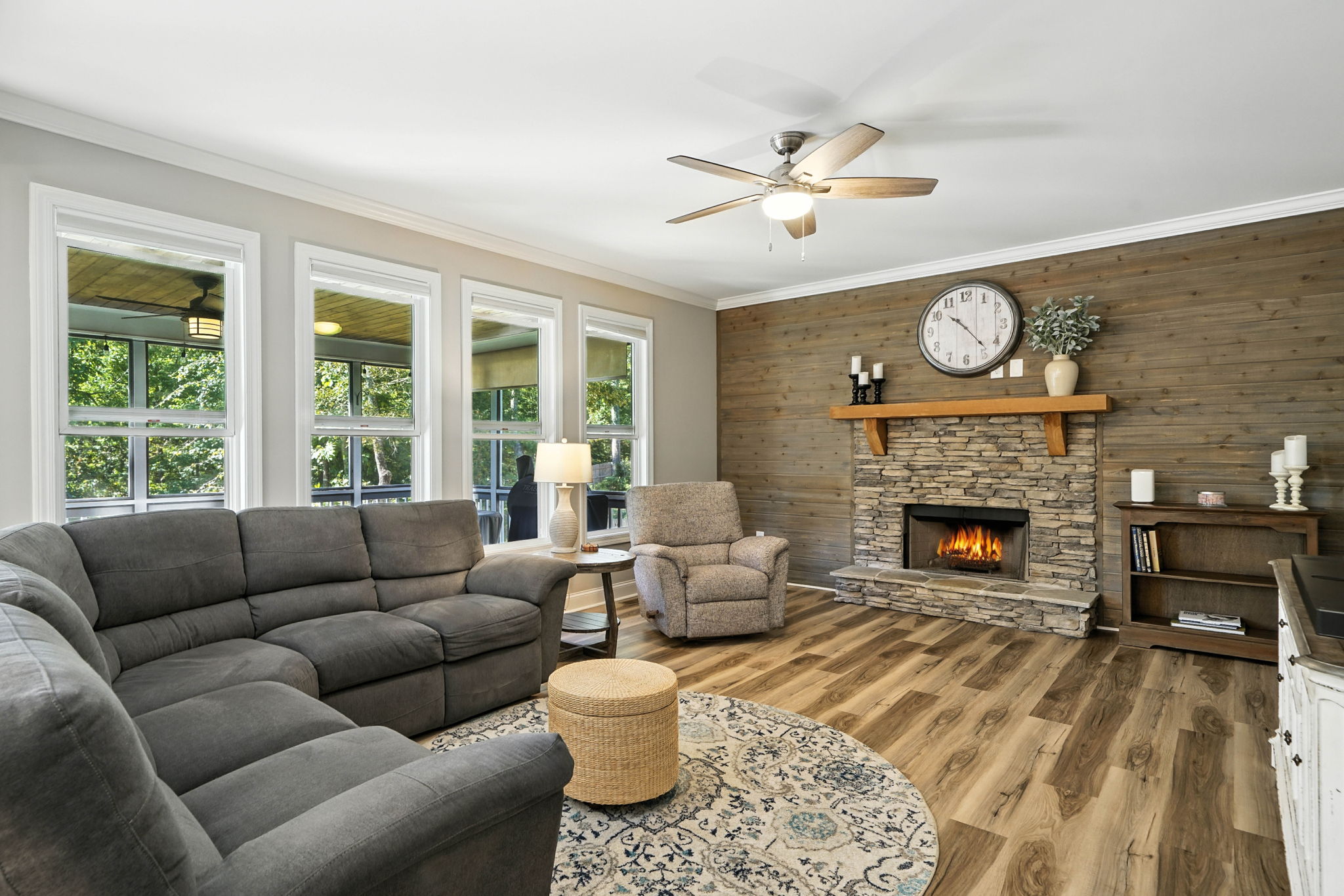 Tongue and Groove Accent Wall