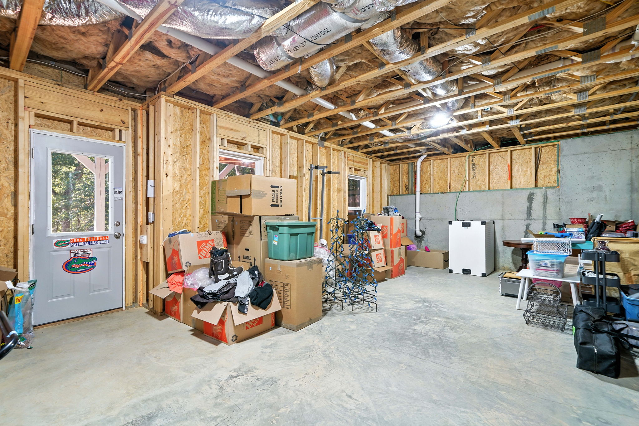 Walkout Full Unfinished Basement