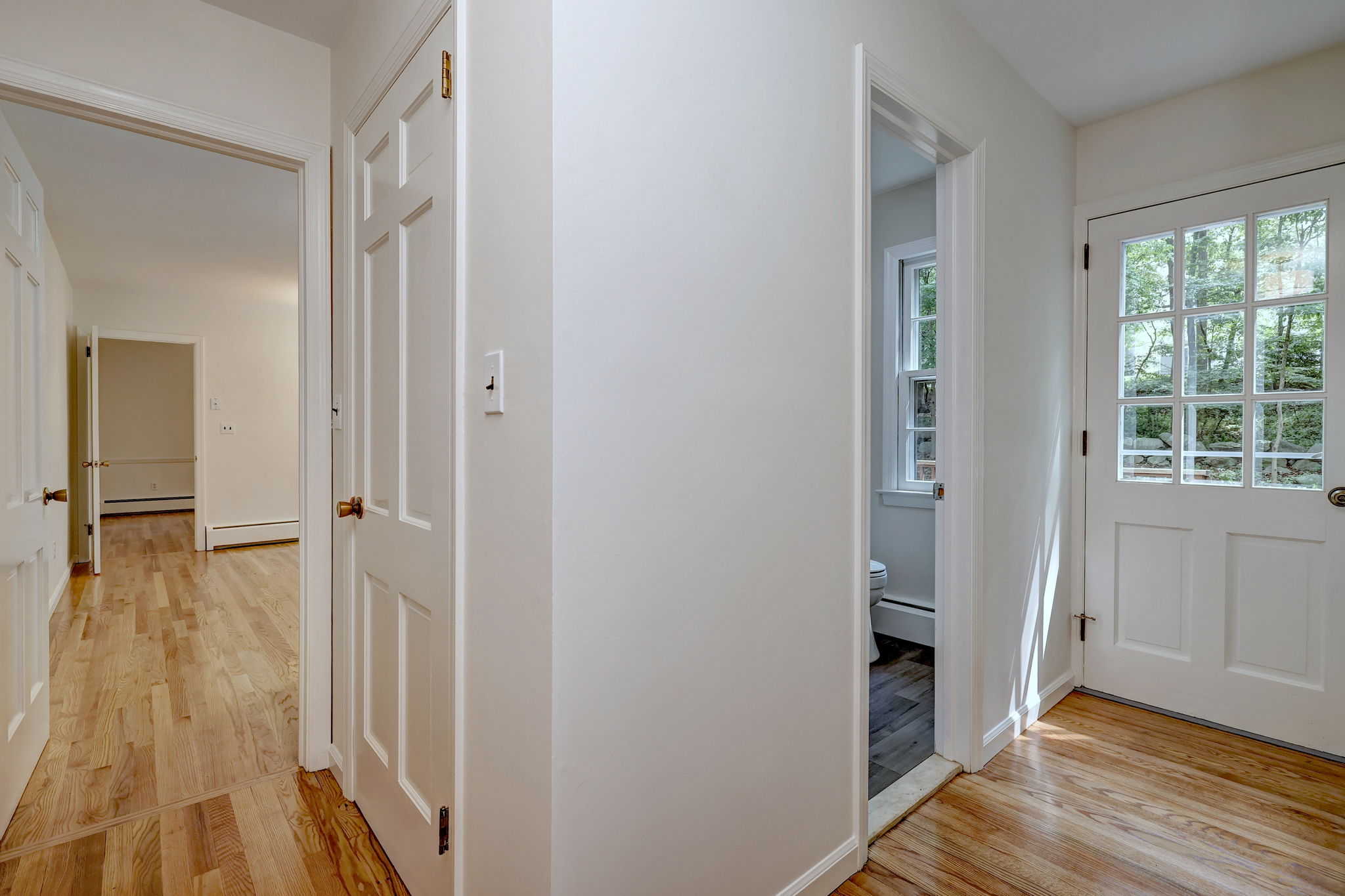 Hallway to Pantry and Back Deck