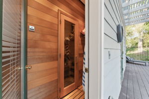 Sauna and Changing Room