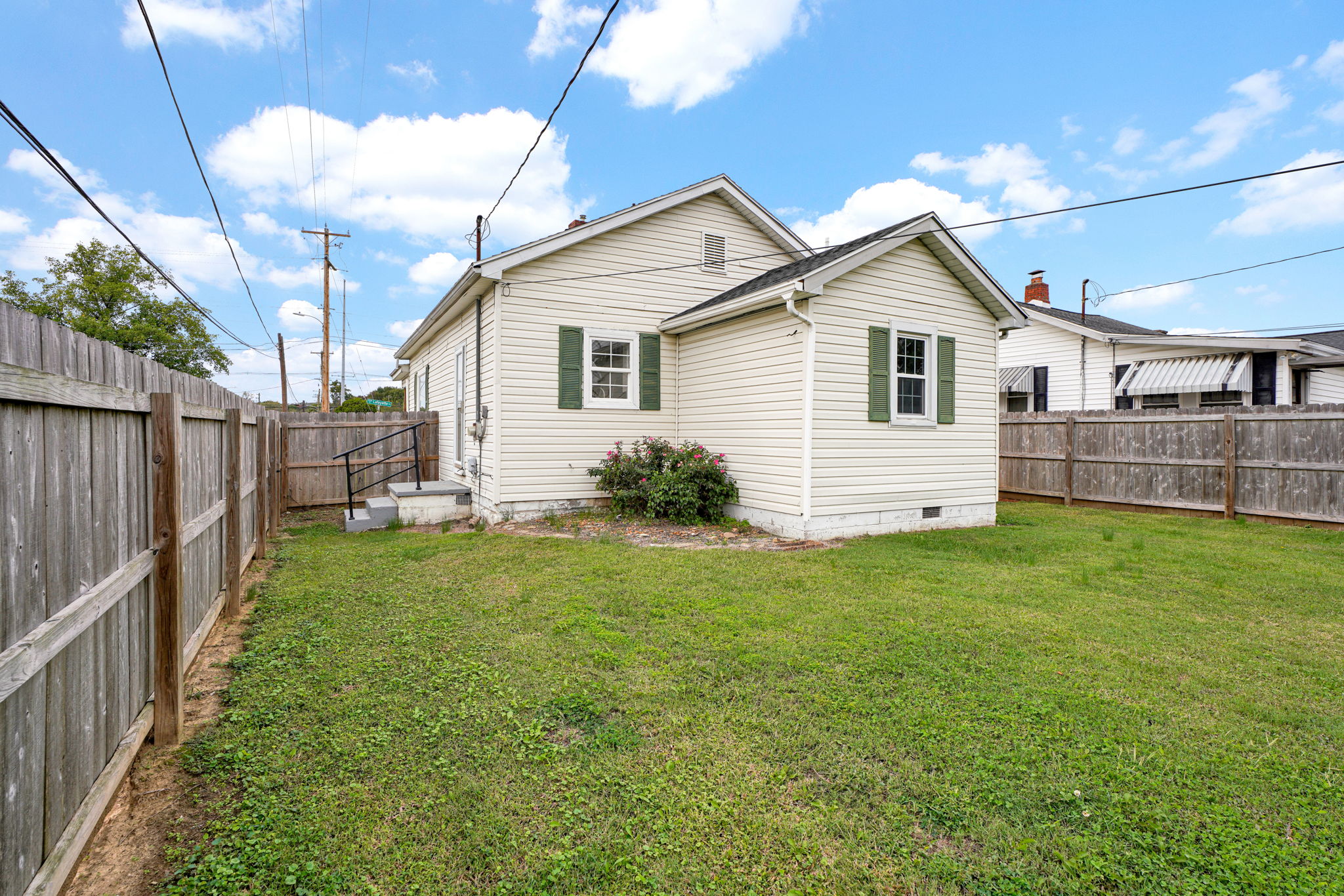 Fully Fenced Backyard
