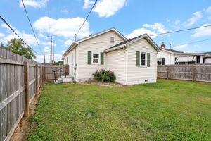 Fully Fenced Backyard