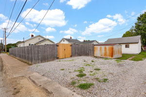 Off-Street Parking & Shed