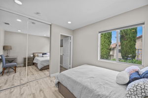 Main floor bedroom with bathroom