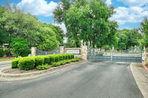 Gated Entrance to Community