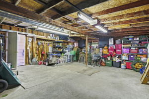 2 car garage with opener