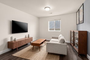 Versatile upstairs bonus space ideal for an office, or hobby space.