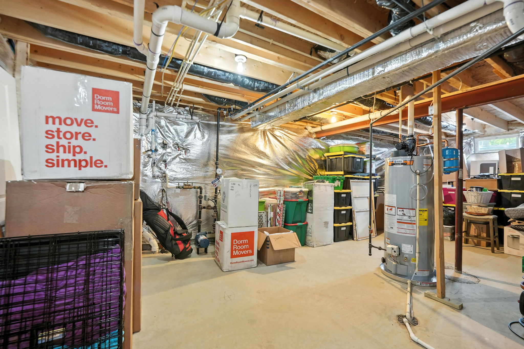 The storage area is HUGE!