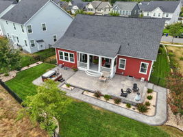 Look at how beautiful the backyard is!