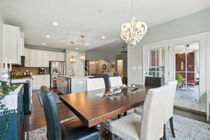 Access to back patio